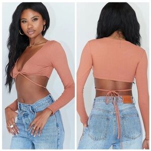 PRINCESS POLLY Mazie Long Sleeve Top